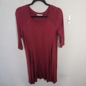 LUSH SUPER soft a line dress long sleeve size med‎